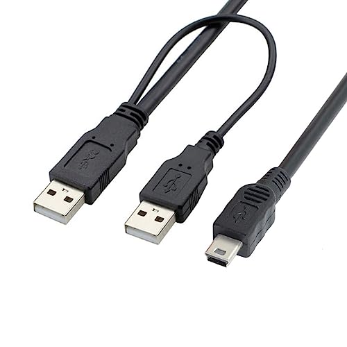 chenyang USB 2.0 auf Mini USB 5Pin Datenkabel mit extra Stromkabel für Festplatte chenyang USB 2.0 auf Mini USB 5Pin Datenkabel mit extra Stromkabel für Festplatte von chenyang