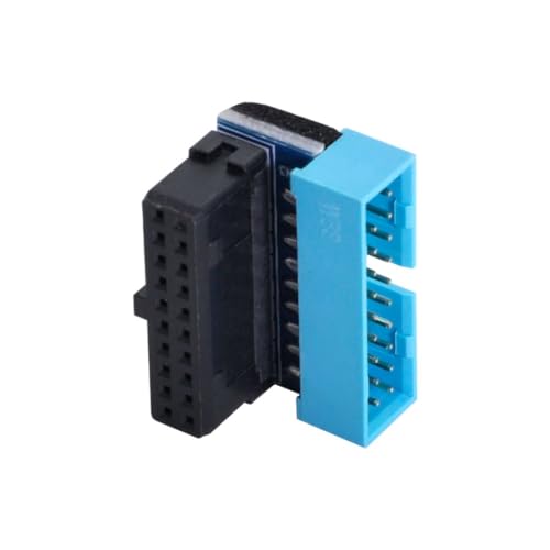 ChenYang Motherboard USB 3.0 19/20Pin Stecker auf Buchse 90 Grad nach oben abgewinkelter Verlängerungsanschlussadapter von chenyang