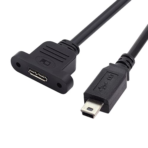 chenyang USB 3.0 Micro-B Buchse Schraubbefestigung Typ auf Mini USB 2.0 5Pin Stecker Verlängerungskabel 480Mbps chenyang USB 3.0 Micro-B Buchse Schraubbefestigung Typ auf Mini USB 2.0 5Pin Stecker Verlängerungskabel 480Mbps von chenyang