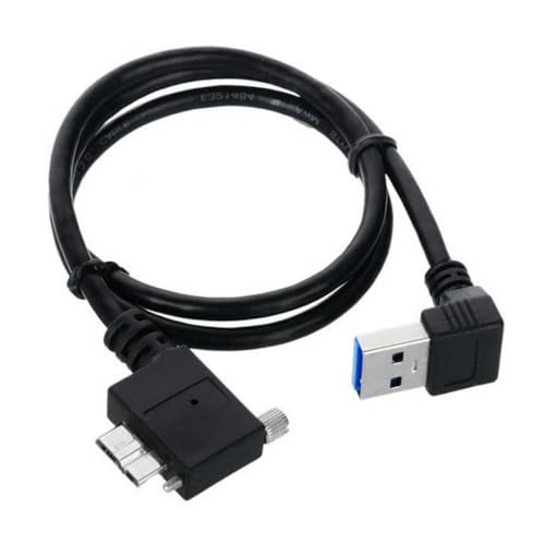 chenyang USB 3.0 zu Micro USB 3.0 90 Grad Linksgewinkelte mit Verriegelungsschraubenkabel 50 cm chenyang USB 3.0 zu Micro USB 3.0 90 Grad Linksgewinkelte mit Verriegelungsschraubenkabel 50 cm von chenyang