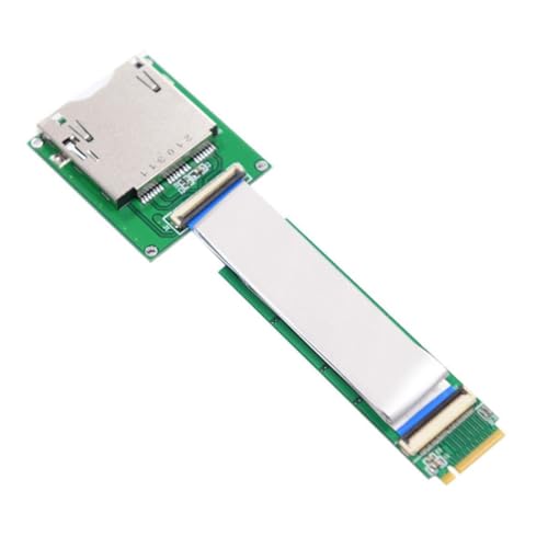 chenyang USB 3.1 Gen 2 10Gbit/s CF Express Typ B Speicherkartenleser auf M.2 NVME PCB Konverteradapter mit 20 cm Flachkabel von chenyang