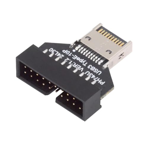 chenyang USB 3.2 Typ E Frontpanel Header Stecker auf USB 3.0 19 polige Buchse 10Gbps Mainboard Header Erweiterungsadapter mit HUB Chipsatz chenyang USB 3.2 Typ E Frontpanel Header Stecker auf USB 3.0 19 polige Buchse 10Gbps Mainboard Header Erweiterungsadapter mit HUB Chipsatz von chenyang