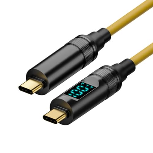 chenyang USB C Digitalanzeigekabel, USB C Stecker auf Stecker 20Gbit/s 8K@60Hz Datenübertragung PD 100W Schnelllade Leistungsmesser Tester Kabeladapter 1.0M chenyang USB C Digitalanzeigekabel, USB C Stecker auf Stecker 20Gbit/s 8K@60Hz Datenübertragung PD 100W Schnelllade Leistungsmesser Tester Kabeladapter 1.0M von chenyang
