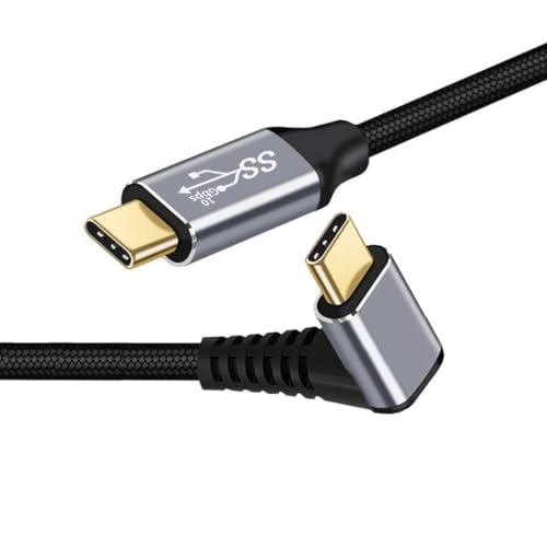 chenyang USB C Kabel, USB 3.2 Gen 2 Typ C auf C 10Gbit/s Datenübertragung PD 100W Schnellladung 90 Grad nach oben abgewinkeltes geflochtenes Nylonkabel unterstützt Videoausgang 1,64 Fuß/0,5 m chenyang USB C Kabel, USB 3.2 Gen 2 Typ C auf C 10Gbit/s Datenübertragung PD 100W Schnellladung 90 Grad nach oben abgewinkeltes geflochtenes Nylonkabel unterstützt Videoausgang 1,64 Fuß/0,5 m von chenyang