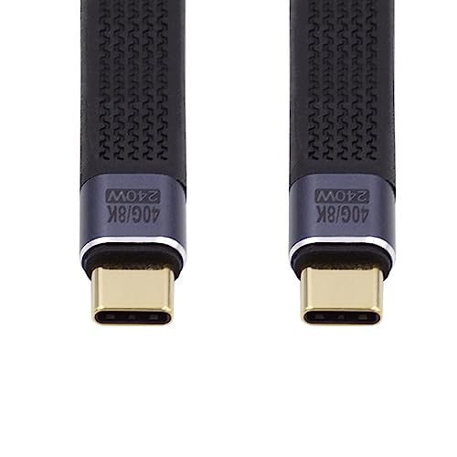 chenyang USB C Kabel USB4 USB Typ C 40Gbps PD 240W 100W 8K flaches schlankes FPC Daten Ladekabel 13cm chenyang USB C Kabel USB4 USB Typ C 40Gbps PD 240W 100W 8K flaches schlankes FPC Daten Ladekabel 13cm von chenyang