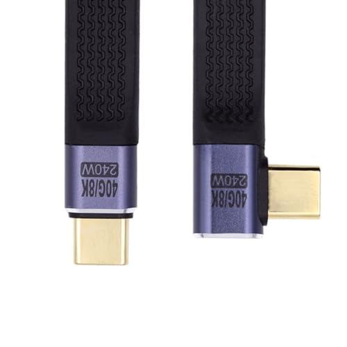 chenyang USB C USB4 40 Gbit/s 240W 100W 8K flaches schlankes FPC Datenkabel rechtwinklig für Laptop Telefon 13cm chenyang USB C USB4 40 Gbit/s 240W 100W 8K flaches schlankes FPC Datenkabel rechtwinklig für Laptop Telefon 13cm von chenyang