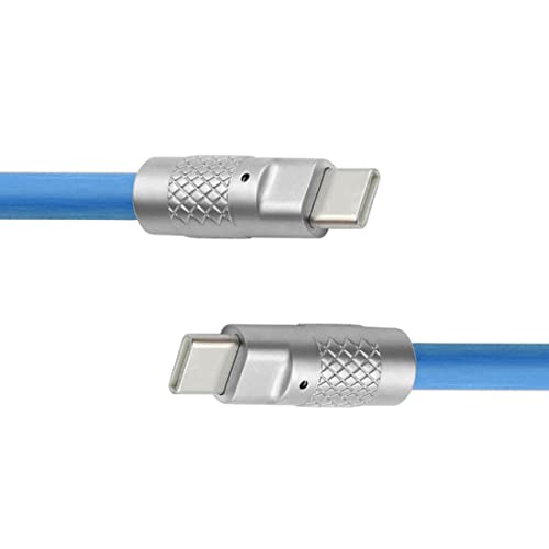 chenyang USB C auf USB C Kabel,USB Typ C Stecker auf Stecker Flüssigsilikon Ultra Soft 120W Power Fast Charge USB 2.0 Datenkabel Blau 2.0M chenyang USB C auf USB C Kabel,USB Typ C Stecker auf Stecker Flüssigsilikon Ultra Soft 120W Power Fast Charge USB 2.0 Datenkabel Blau 2.0M von chenyang