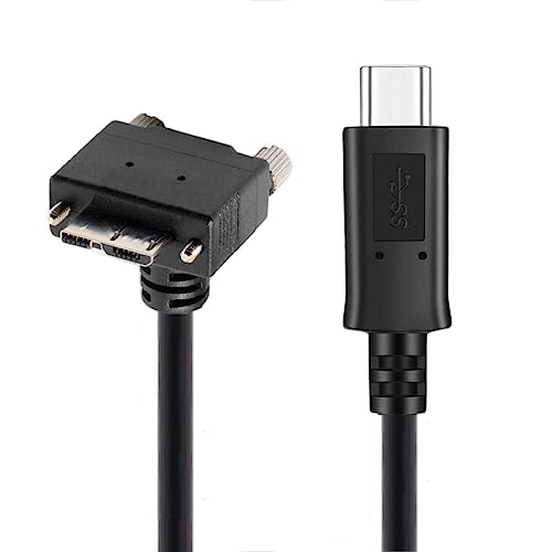 chenyang USB C to Micro USB 3.0 Data Cable 90 Degree Down Angled with Screw Mount 5Gbps chenyang USB C to Micro USB 3.0 Data Cable 90 Degree Down Angled with Screw Mount 5Gbps von chenyang