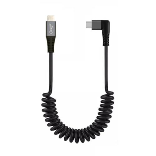 chenyang USB C zu C Spiralkabel USB 3.2 Typ C 90 Grad Abgewinkelt 20Gbit/s PD 100W 8K@60Hz Daten Schnellladekabel 1,8m chenyang USB C zu C Spiralkabel USB 3.2 Typ C 90 Grad Abgewinkelt 20Gbit/s PD 100W 8K@60Hz Daten Schnellladekabel 1,8m von chenyang