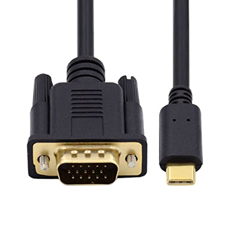 chenyang USB C zu VGA Kabel,USB 3.1 Typ C Quelle zu VGA RGB 1080P 60hz Displays Monitor Kabel für Laptop 1.8m von chenyang