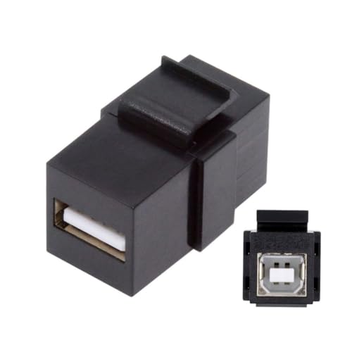 chenyang USB Keystone Buchsenadapter USB 2.0 Typ-A Buchse zu Typ-B Buchse Keystone Einsatzbuchsenmodul Koppleradapter für Wandplatten Steckdosenpanel chenyang USB Keystone Buchsenadapter USB 2.0 Typ-A Buchse zu Typ-B Buchse Keystone Einsatzbuchsenmodul Koppleradapter für Wandplatten Steckdosenpanel von chenyang