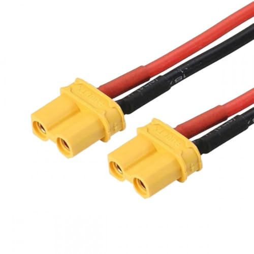 chenyang XT30 Kabel, XT30U 18AWG Buchse auf Buchse Verlängerungskabel für Drohne/RC-Modell/Batterie/Controller 1,64 FT/0,5 M von chenyang