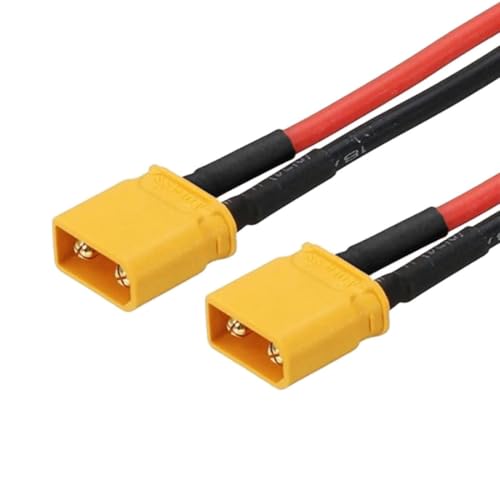 chenyang XT30 Kabel, XT30U 18AWG Stecker auf Stecker Verlängerungskabel für Drohne/RC-Modell/Batterie/Controller 1,64 FT/0,5 M chenyang XT30 Kabel, XT30U 18AWG Stecker auf Stecker Verlängerungskabel für Drohne/RC-Modell/Batterie/Controller 1,64 FT/0,5 M von chenyang
