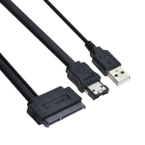 chenyang eSATA auf SATA 22Pin Datenübertragungs Verlängerungskabel mit USB 2.0 Stromversorgungsunterstützung 5V Stromversorgung für 2,5 ZollMFestplattenlaufwerke, 50 cm chenyang eSATA auf SATA 22Pin Datenübertragungs Verlängerungskabel mit USB 2.0 Stromversorgungsunterstützung 5V Stromversorgung für 2,5 ZollMFestplattenlaufwerke, 50 cm von chenyang