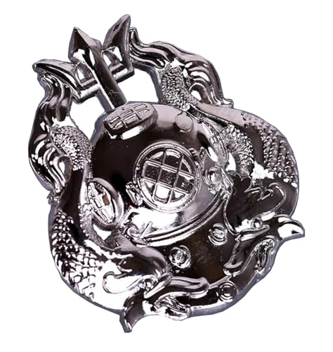 chenzhen Kleiderversion Tauchabzeichen (Silber), Uniform Kleiderabzeichen Outdoor Militär Hobby Kleidung Requisiten Geschenkkollektion von chenzhen