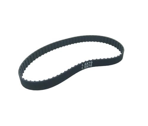 1,5 x 70T Zahnriemen for Drehmaschine, Spezialriemen for CJ0618 Mini-Drehmaschine, West Matt C2 C3 Drehmaschine(1pc) von cheofaly