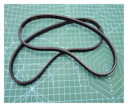 6PJ490 Feldmäher-Gummi-Antriebsriemen, kompatibel mit Rasenmäher, kompatibel mit Qualcast M2E1232M/M2E1032M(2PCS_6 RIBBED) von cheofaly