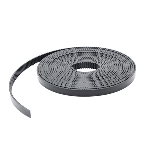 HTD 3M Offener Zahnriemen PU mit Stahlkern Schwarz 3M Riemenbreite 9/10/15mm~40mm Polyurethan Stahl PU HTD3M Offener Synchronriemen(10M,BLACK_40MM) von cheofaly