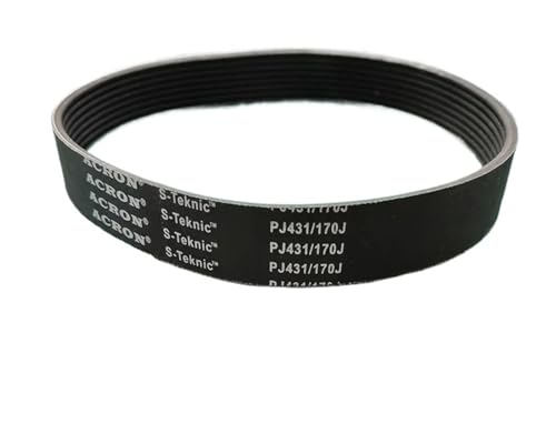 PJ431 Gummi-Antriebsriemen Mini-Förderband 160J/PJ406 162J/PJ411 170J(PJ411,2PCS_10 RIBBED) von cheofaly