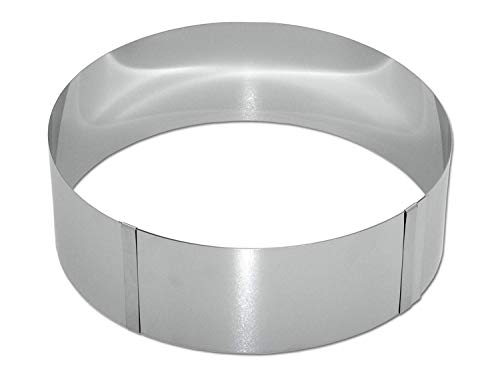CHG 8096-05 Tortenring / 8 cm Höhe/stufenlos verstellbar bis 30 cm Durchmesser CHG 8096-05 Tortenring / 8 cm Höhe/stufenlos verstellbar bis 30 cm Durchmesser von c|h|g
