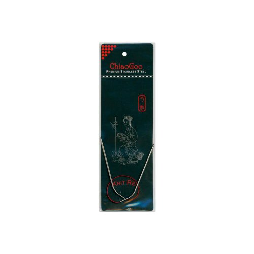 chiaogoo Knit RED US 2 Rundstricknadel, Edelstahl, Silber, 20 x 7 x 1 cm von chiaogoo