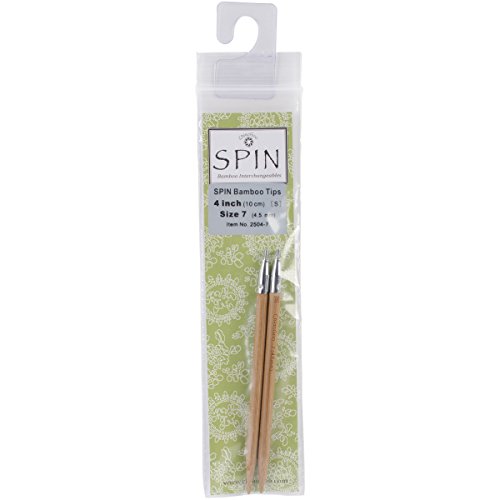 CHIAOGOO Spin Bamboo Interchangeable Tips 4"-Size 7/4.5mm von chiaogoo