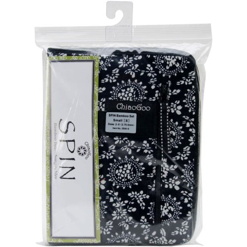 CHIAOGOO Spin Interchangeable Knitting Needle Set Small Needles: Size US 2 (2.75mm) - Size US 8 (5mm) 2500-S by von chiaogoo