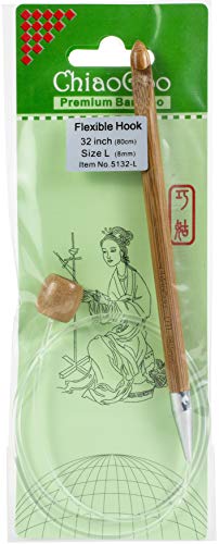 ChiaoGoo CG5132-L Crochet Hook, Brown, Einheitsgröße von chiaogoo