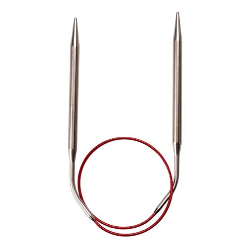 ChiaoGoo CG6016-01.5 Circular Knitting Needle, Silver, Red, One Size von chiaogoo