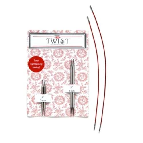 ChiaoGoo CG7123-00 Interchangeable Needle Tips Combo Pack, Red, 1.75mm von chiaogoo