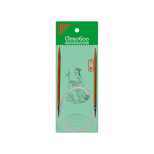 ChiaoGoo Circular needle bamboo 100cm 4.50mm patina - 1pc von chiaogoo