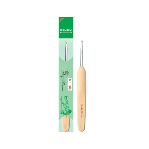 ChiaoGoo Häkelnadel Metallkopf 14cm 2,75mm natur - 1Stk von chiaogoo