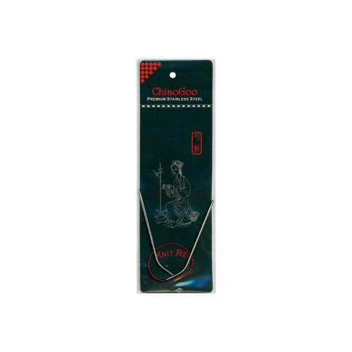 ChiaoGoo Red Circular 9-inch (23cm) Stainless Steel Knitting Needle; Size US 1.5 (2.5mm) 6009-1.5 by ChiaoGoo von chiaogoo