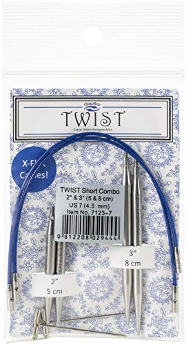 Chiaogoo - Chiaogoo Twist (5 + 8 cm, 4,50 mm) Spitze kurz austauschbare Nadel -Tipps Combo -Pack - 1 Einheit von chiaogoo