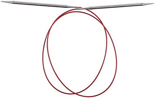 chiaogoo CG7040-09 Kreisnadel, Edelstahl, Rot, One Size von chiaogoo
