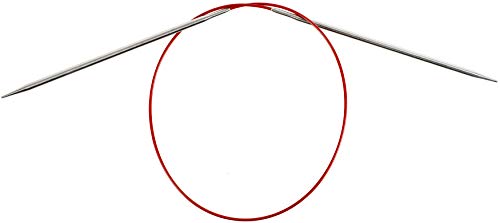chiaogoo Red Lace Stainless Steel Circular Knitting Needles 24"-Size 4/3.5Mm von chiaogoo
