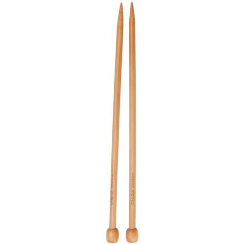 ChiaoGoo Single Point 9 inch (23cm) Bamboo Dark Patina Knitting Needle Size US 11 (8mm) 1031-11 von chiaogoo