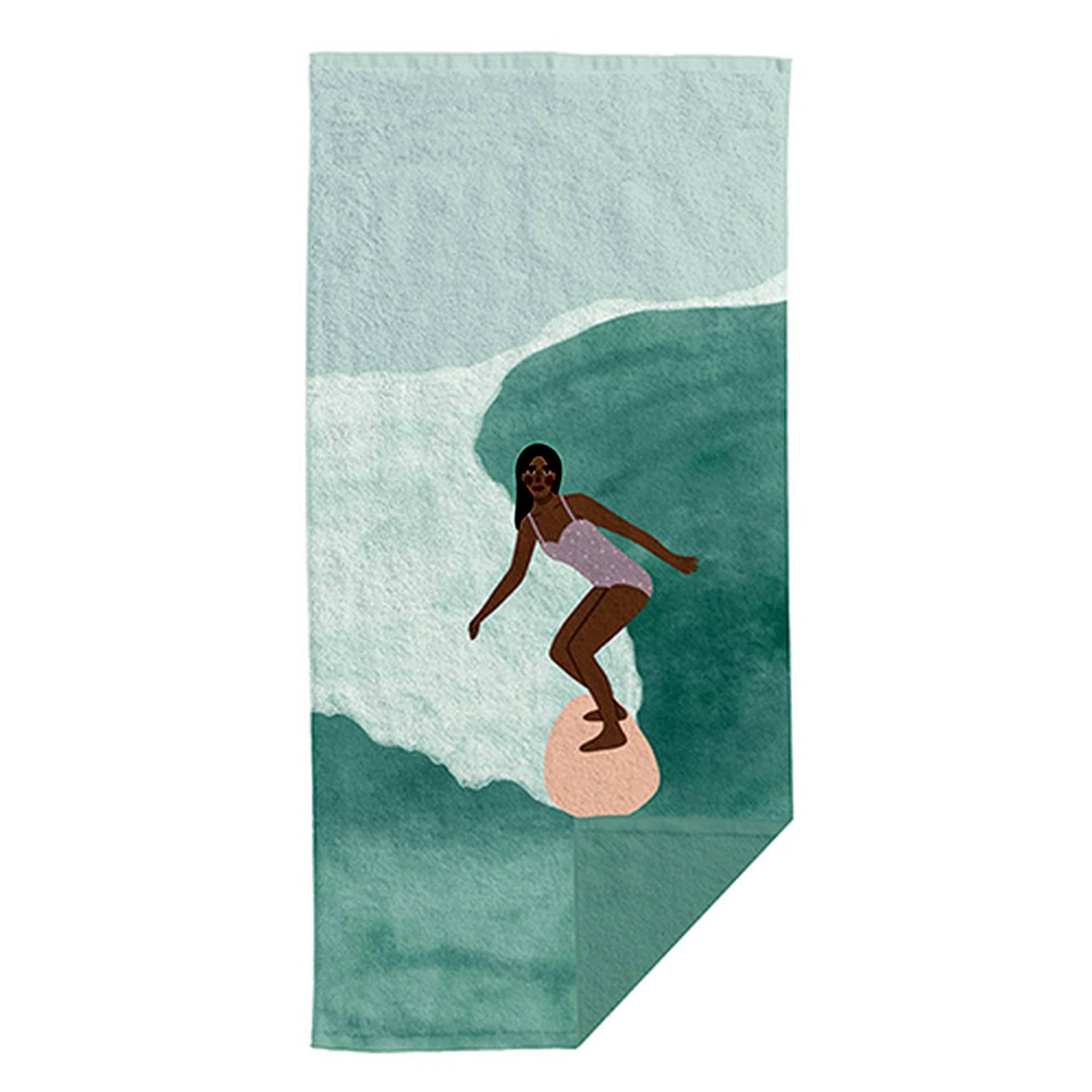 chic.mic Handtuch Cotton Beach Towel - surfing 90 x 180 CBT102 von chic.mic GmbH