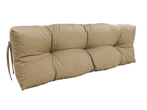 chilly pilley Palettenauflage Schaumflocken palettenkissen Palettenpolster Palettenmöbel Palettensofa Rückenlehne Sitzkissen Seitenkissen Set (Rückenkissen 120 x 60 Beige) von chilly pilley