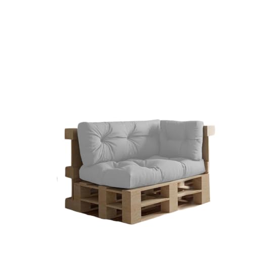 chilly pilley Palettenkissen Wasserdicht Palettenauflage Palettenpolster Palettenmöbel Gartenkissen Wasserfest Wasserabweisend viele Größen und Farben (Set 3 er. Weiß) von chilly pilley