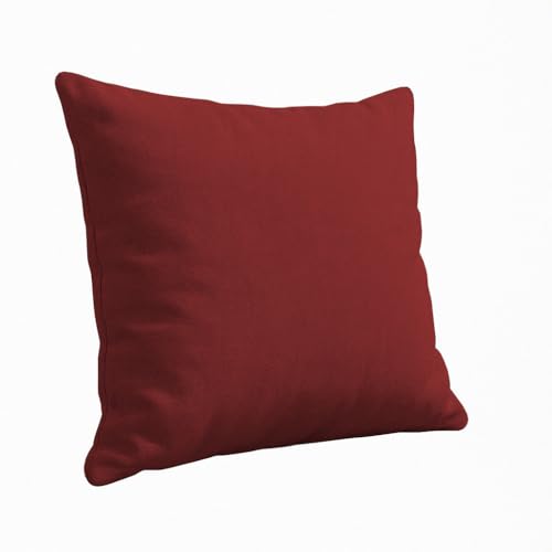 chilly pilley® Rattan-Möbelkissen, Gartenkissen, Rückenlehnen, viele Größen und viele Farben 50x40, Dunkelrot von chilly pilley