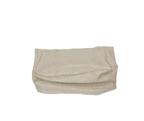 chilly pilley Bezüge für Palettenkissen, Sitzkissenbezug, Rückenkissenbezug, Viele Farben, Leinen-Optik (Sitzkissen 120x80x15, Creme) von chilly pilley