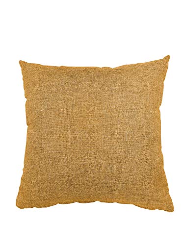 chilly pilley Kleines Kissen Kopfkissen Gartenkissen Outdoor Lounge Dekoratives Dekokissen Garten Kissen Elegante Outdoorkissen (50x50 cm, Camel) von chilly pilley