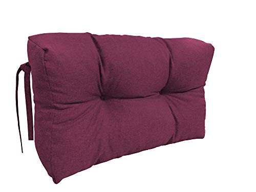 chilly pilley Palettenauflage Schaumflocken palettenkissen Palettenpolster Palettenmöbel Palettensofa Rückenlehne Sitzkissen Seitenkissen Set (Seitenkissen 60 x 40 Violett) von chilly pilley