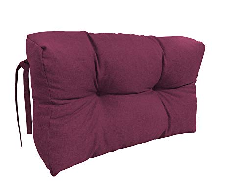 chilly pilley Palettenauflage Schaumflocken palettenkissen Palettenpolster Palettenmöbel Palettensofa Rückenlehne Sitzkissen Seitenkissen Set (Seitenkissen 65 x 50 Violett) von chilly pilley