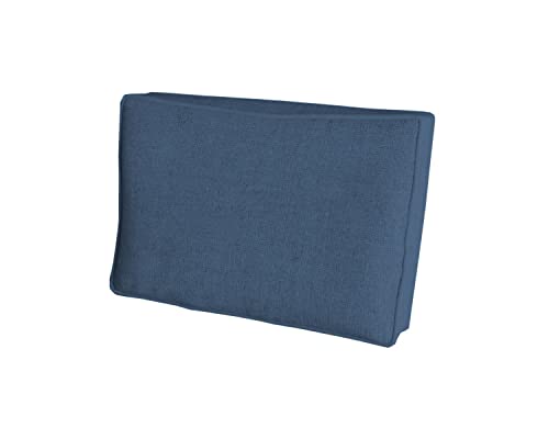 chilly pilley Palettenkissen Palettenauflage Palettenpolster Sitzkissen Rückenlehne Kaltschaum Schaumflocken Füllung viele Größen und Farben (Seitenkissen 60x40x12cm, Blau) von chilly pilley