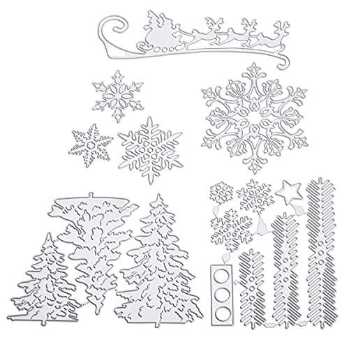 9Stück Stanzschablone Set Stanzformen Schneeflocken Weihnachtsbaum Rentier Reh Prägeschablonen Prägung Schablone Stanzschablonen für Weihnachten DIY Scrapbooking Papier Karten Foto Album Kunst Basteln 9Stück Stanzschablone Set Stanzformen Schneeflocken Weihnachtsbaum Rentier Reh Prägeschablonen Prägung Schablone Stanzschablonen für Weihnachten DIY Scrapbooking Papier Karten Foto Album Kunst Basteln von CHINPING