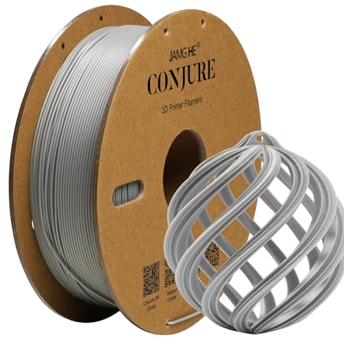Chitu Systems Conjure PLA+ 3D Drucker Filament, 1kg 1.75mm PLA Plus Filament Höhere Festigkeit und Zähigkeit Maßgenauigkeit +/- 0.02mm, passend für die meisten 3D Drucker (PLA+ 1.75mm 1KG, Grau) von chitu systems