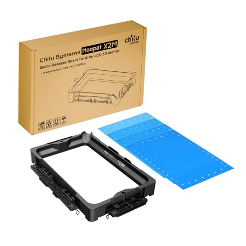 Chitu Systems Hoopat X2M Resin Tank Quick Release für Anycubic Photon MonoX / X6K / X2 / M3 Plus 3 Stück PFA Freigabefolie Vorloch Metallharz Wanne von chitu systems