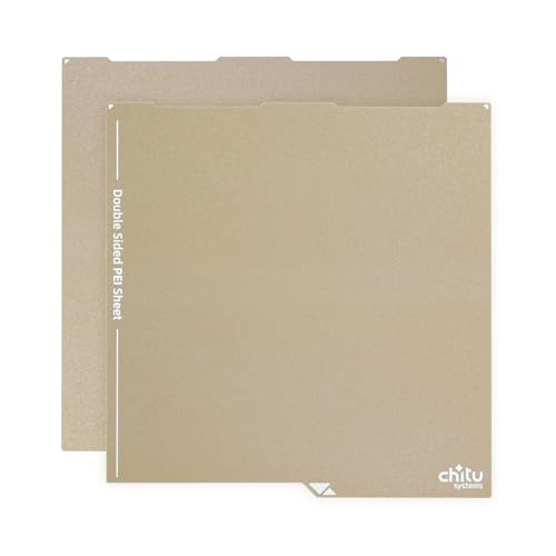 Doppelseitige PEI Bauplatte mit Textur für Kobra 3 3D Drucker, 256x268mm Hochtemperaturbeständig 3D Drucker Flexible Federstahl Plattform von chitu systems